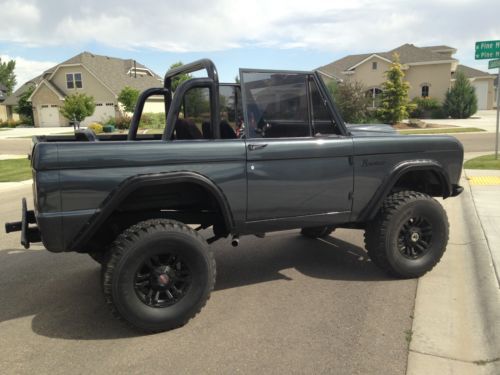 1969 ford bronco 302 automatic,pwr steering/disc brakes,2012 charcoal &amp; satin