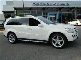 Gl550 mercedes benz gl white black leather low miles finance