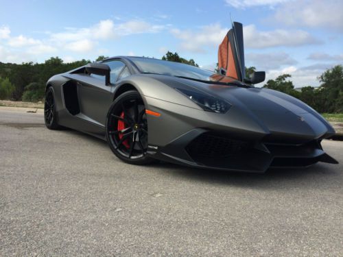 2014 lamborghini aventador roadster 50th anniversario lp720-4  limited #39/100