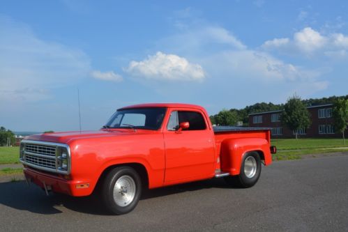 Custom, red, stepside chopped, Tubbed, 1979 trophy winner, eye catching D 100, image 1