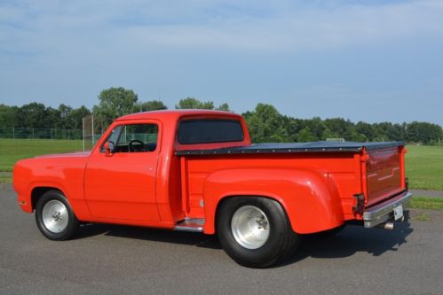 Custom, red, stepside chopped, Tubbed, 1979 trophy winner, eye catching D 100, image 2