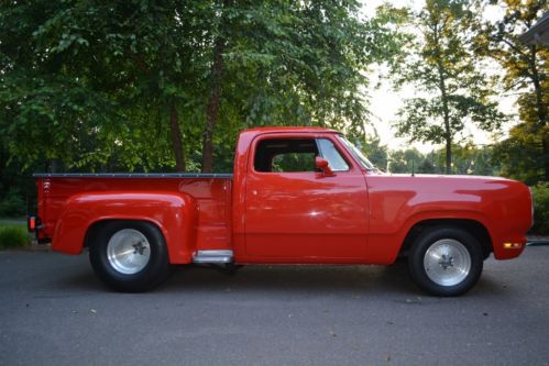 Custom, red, stepside chopped, Tubbed, 1979 trophy winner, eye catching D 100, image 4
