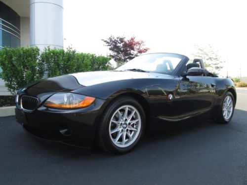 2003 bmw z4 2.5i 6 speed manual black on black rare find runs amazing must see