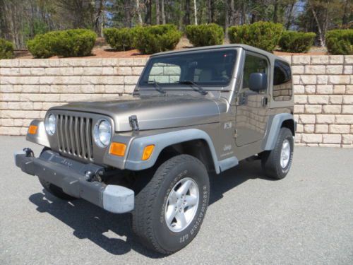 4x4 automatic 4.0l 6 cylinder hardtop or soft top one owner cold a/c