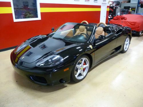 2002 ferrari 360 spider convertible 2-door 3.6l