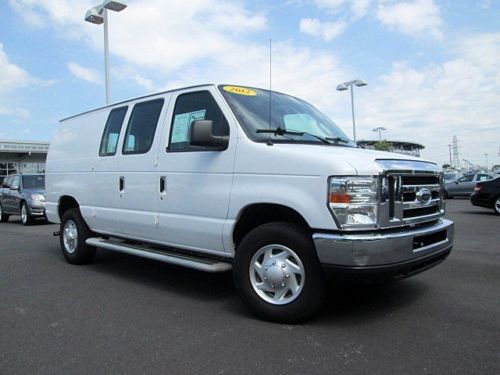 Ford econoline e250 cargo van partition  a/c automatic 4.6 liter v8 flex fuel