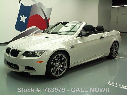 2011 bmw m3 convertible hard top 6-speed navigation 29k texas direct auto