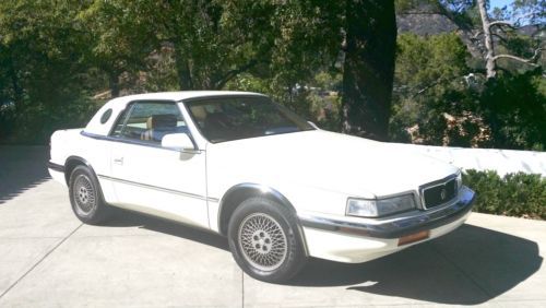 1991 chrysler maserati hardtop/ convertible collector rare! only 1636 produced!