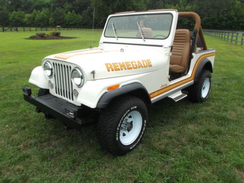 1985 jeep cj-7 renegade~low miles