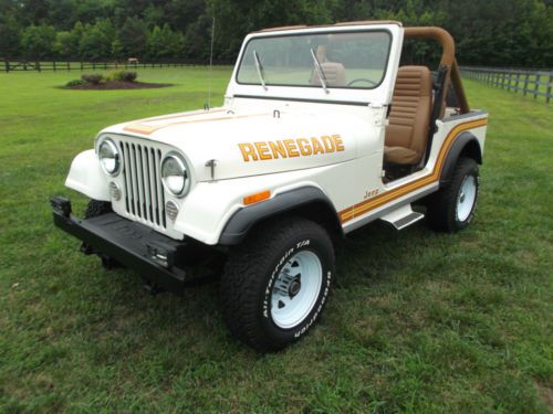 1985 jeep cj-7 renegade~low miles