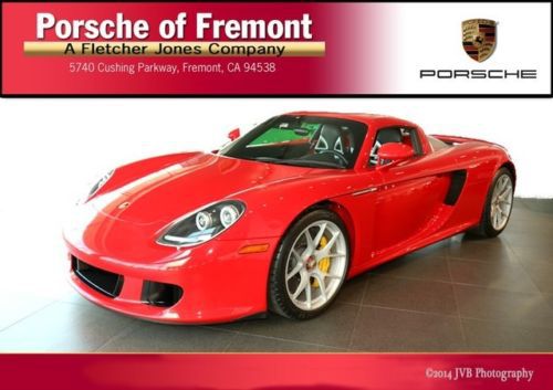 2005 porsche carrera gt, low miles, leather trim, luggage set, navigation!