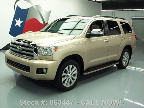 2012 toyota sequoia limited 4x4 sunroof nav dvd 12k mi texas direct auto