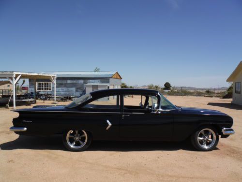 1960 RARE! BISCAYNE 2 DOOR CALIFORNIA CAR ! 350 4 SPEED, MIDNIGHT BLACK !!!, US $19,500.00, image 5