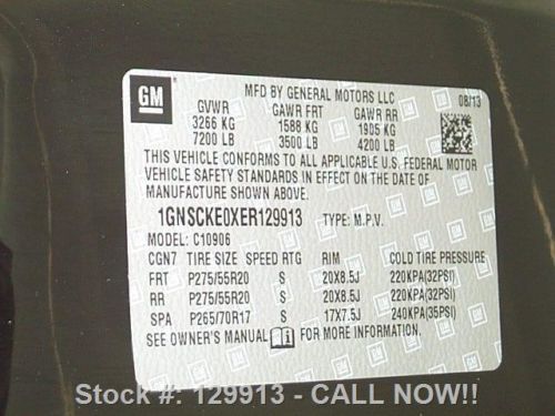 2014 CHEVY SUBURBAN LTZ SUNROOF NAV DVD REAR CAM 10K MI TEXAS DIRECT AUTO, US $49,780.00, image 20