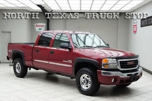 2005 sierra 2500hd diesel 4x4 sle leather crew cab