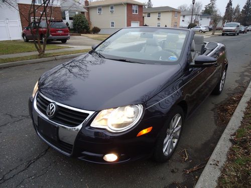 2009 volkswagen eos komfort convertible 2-door 2.0l turbo glass roof no reserve