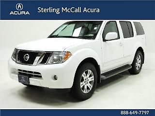 2011 nissan pathfinder 2wd 4dr v6 back cam heated leather bluetooth xm  dual ac