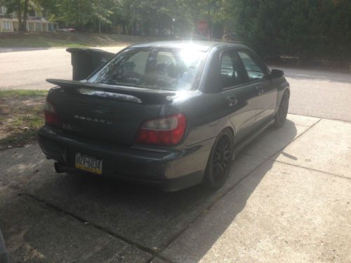 2003 subaru impreza wrx sedan 4-door 2.0l