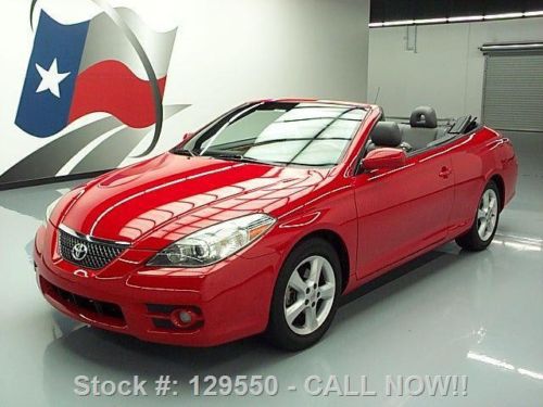 2007 toyota solara sle v6 convertible htd leather 59k texas direct auto