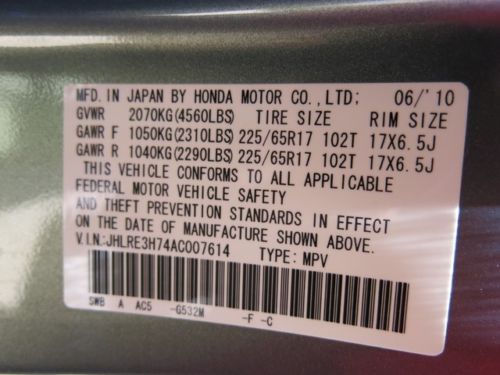 EX-L SUV 2.4L FWD 1 OWNER CD PLAYER. LEATHER HEATED FRONT SEATS, US $16,884.00, image 25