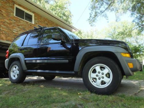 2005 jeep liberty limited sport utility 4-door 3.7l, black, in bethesda md