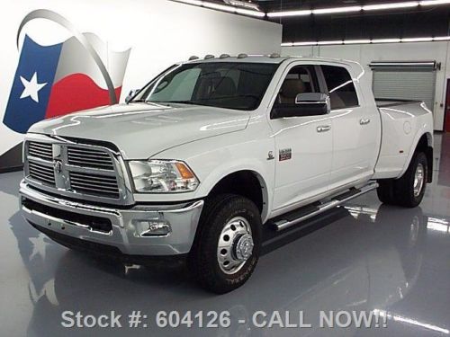 2011 dodge ram 3500 laramie mega 4x4 diesel drw nav 30k texas direct auto