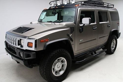 We finance! 2003 hummer h2 4wd power sunroof alpine head unit