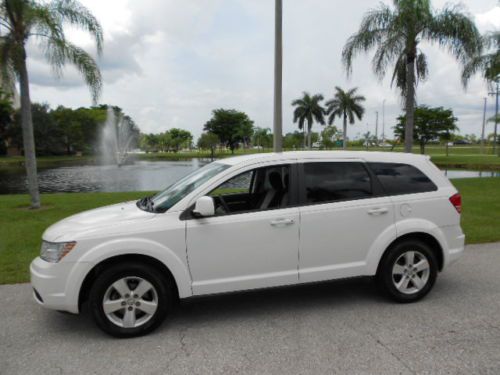Beautiful 2009 dodge journey sxt v-6 third row-dual air-1-owner! fully serviced