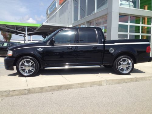 Harley Davidson LOW MILES Crew Cab Leather SuperCharged Black Truck Sunroof, image 3
