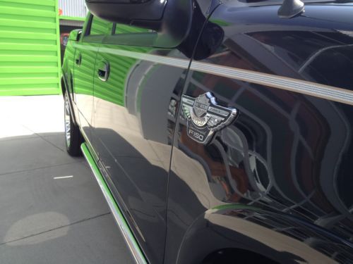 Harley Davidson LOW MILES Crew Cab Leather SuperCharged Black Truck Sunroof, image 22