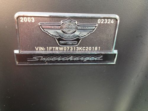 Harley Davidson LOW MILES Crew Cab Leather SuperCharged Black Truck Sunroof, image 34