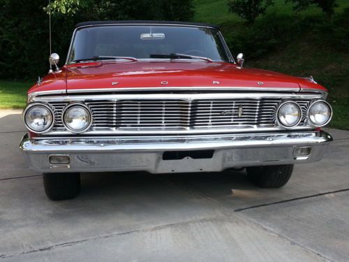 Classic 1964 ford galaxie convertible