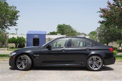 Bmw m3 sedan new 4 dr gasoline 3.0l inline 6-cyl m black sapphire metallic