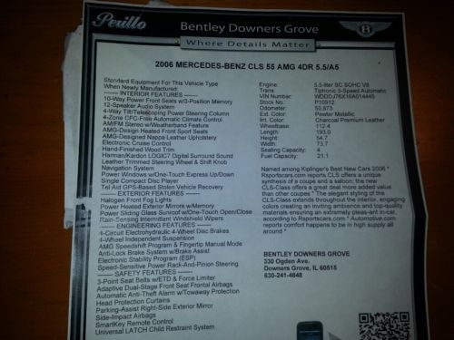 2006 Mercedes-Benz CLS55 AMG Base Sedan 4-Door 5.5L, US $23,999.00, image 15