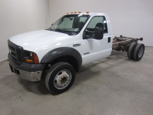 05 ford f450 xl power stroke 6.0l v8 turbo diesel drw 84&#034; cab to axel 1 co owner