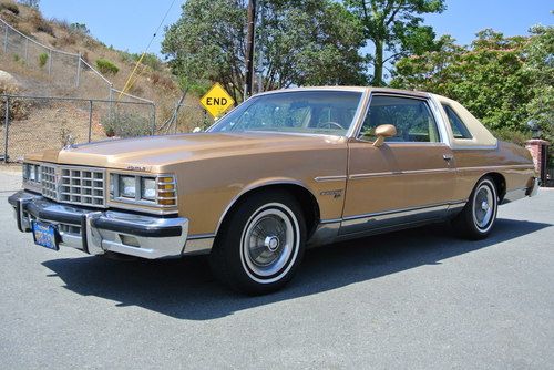 1977 pontiac bonneville brougham landau stock trans am 403 parisienne 77 sunroof