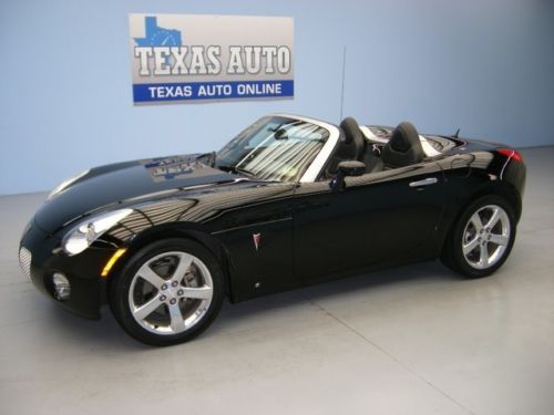 We finance!! 2007 pontiac solstice convertible auto leather 37k miles texas auto