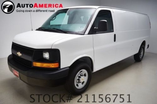 2014 chevy express cargo van 12k low miles cruise am/fm one 1 owner clean carfax