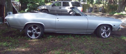 1968 custom chevelle ss clone convertible in restoration needs interior and top