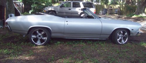 1968 custom chevelle ss clone convertible in restoration needs interior and top