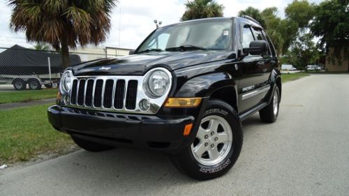 2005 jeep liberty crd turbo diesel 4x4 , limited , moon, leather , florida