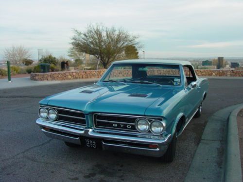 1964 pontiac le mans convertible with gto badging