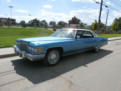1976 cadillac sedan deville, 4dht offered @ no reserve!