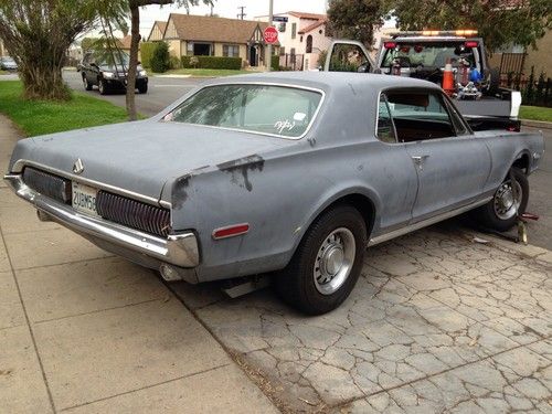 1968 mercury cougar rust free california car for parts/restoration