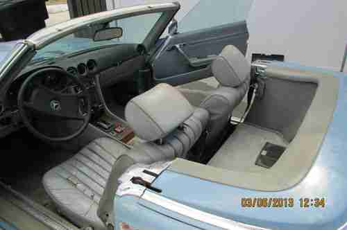 1980 MERCEDES BENZ 450 SL HAS BOTH CONVERTIBLE AND HARD TOP., image 10