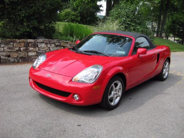 2003 toyota mr2 low miles leather auto