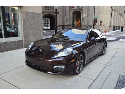 2013 porsche panamera turbo nice color low mile car loaded!!