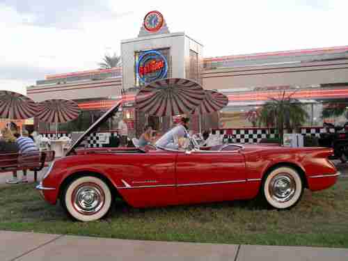 * * * * 1954 * * * * RED ON RED CORVETTE * * * * CONVERTIBLE * * * *, image 10