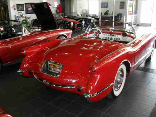 * * * * 1954 * * * * RED ON RED CORVETTE * * * * CONVERTIBLE * * * *, image 13