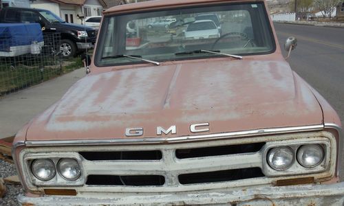 1968 gmc pickup 1/2 t, 305 v-6 engine, 4-speed transmission with under 100000 mi